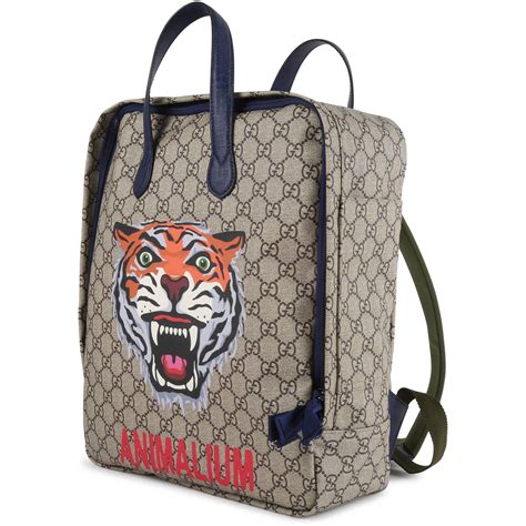 fake tiger gucci backpack|gucci tiger button up.